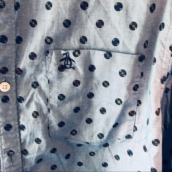 Penguin Long Sleeve Button Down. Large. - Picture 2 of 4